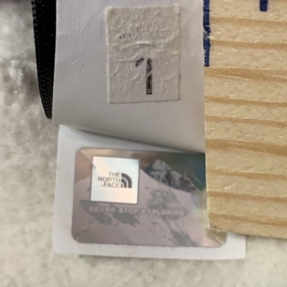 The North Face Pullover Girls Size L 14-16 Gray White Fleece Jacket - Picture 9 of 14